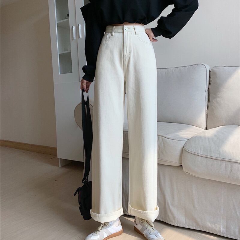 ジーンズ スプリングオータムルーズパンツ スリムロング 春物 秋物 1号婦人25334451591