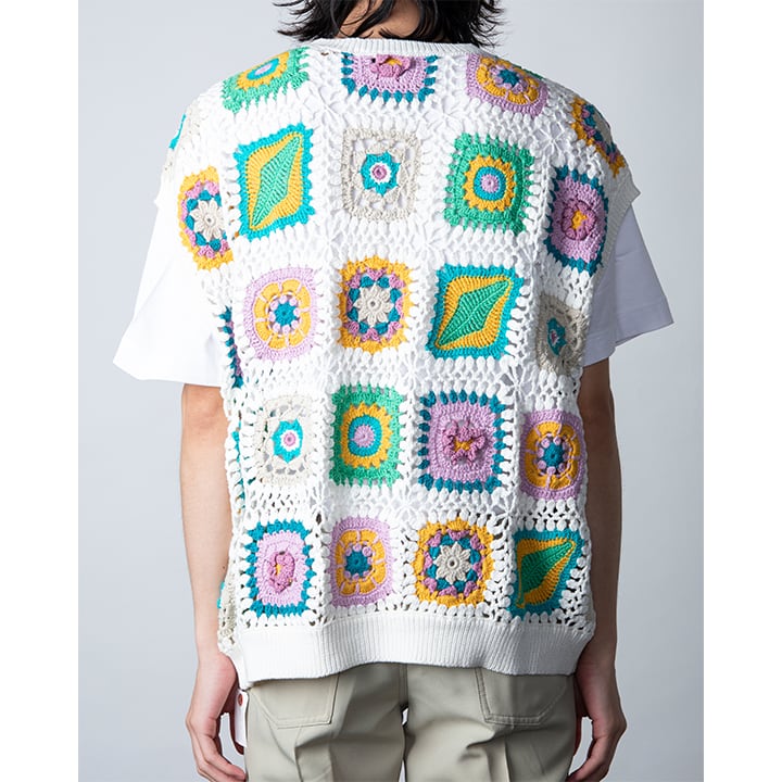 TTT MSW 22SS Handmade Pullover Knit Vest *LAST1 | Moore powered by BASE