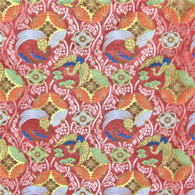 座布団（大）№204　吉祥鶴亀