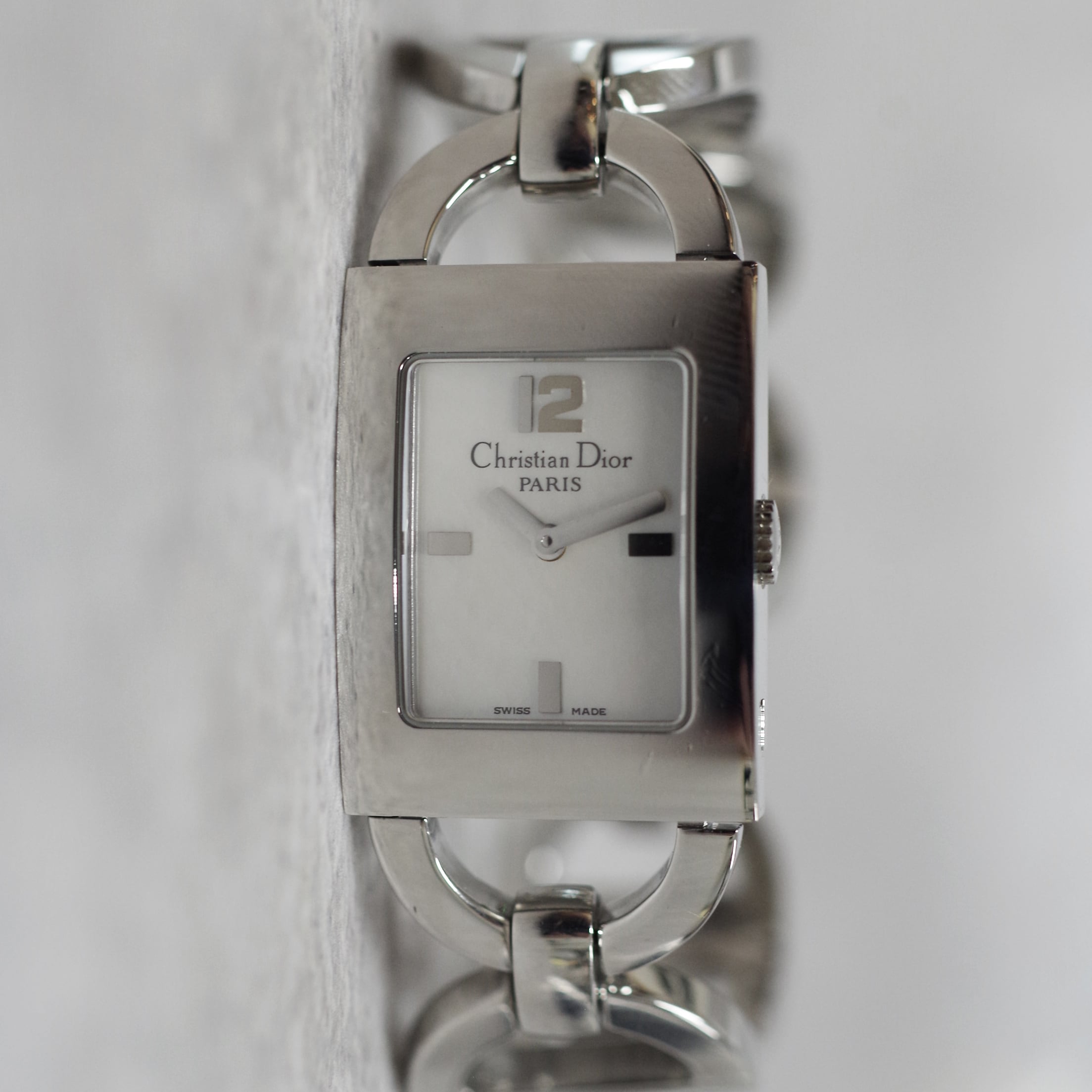 Christian Dior ディオール マリス D78-109 ホワイトシェル文字盤 SS クォーツ ベルト3本 腕時計 レディース 1370 |  rean powered by BASE