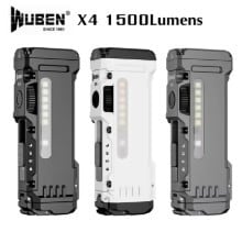 WUBEN X4 EDCタクティカルハイエンドLEDフラッシュライト 1500lm 充電