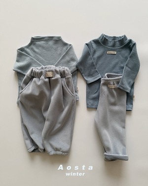 【Aosta】 プラウドT／ブルー（70–110cm）2025冬