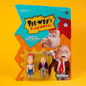 Pee-wee's Playhouse Bandy & Billy Baloney 3 3/4-Inch ReAction Figures