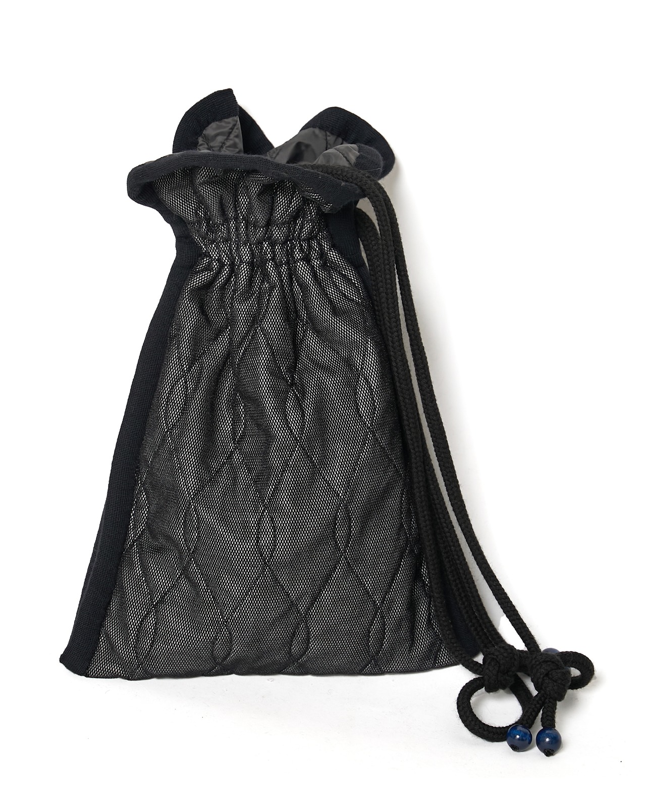 m's braque "SILK-LOFT QUILTING DRAWSTRING BAG〔BLACK〕"