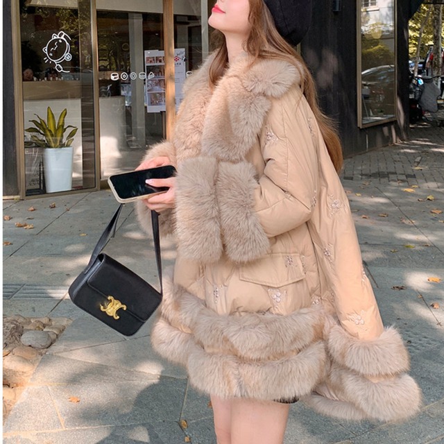 ビッグ ファー ダウン ジャケット