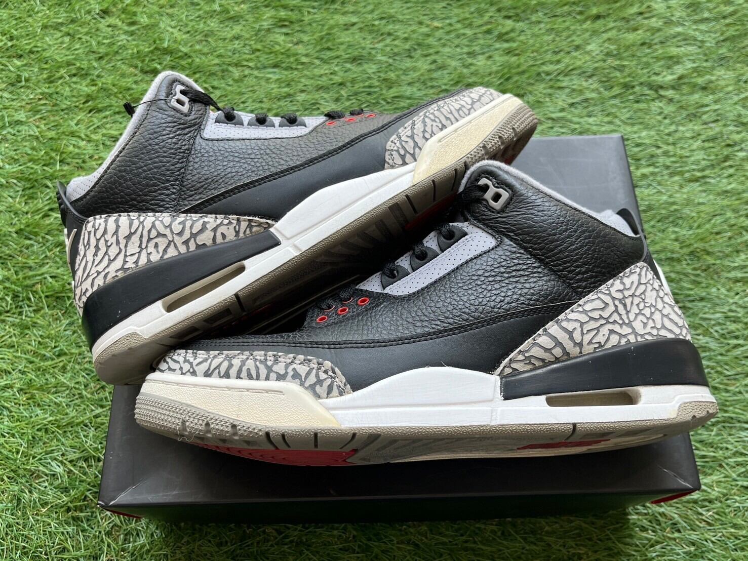 NIKE AIR JORDAN 3 RETRO OG BLACK CEMENT 854262-001 27.5cm 33188 