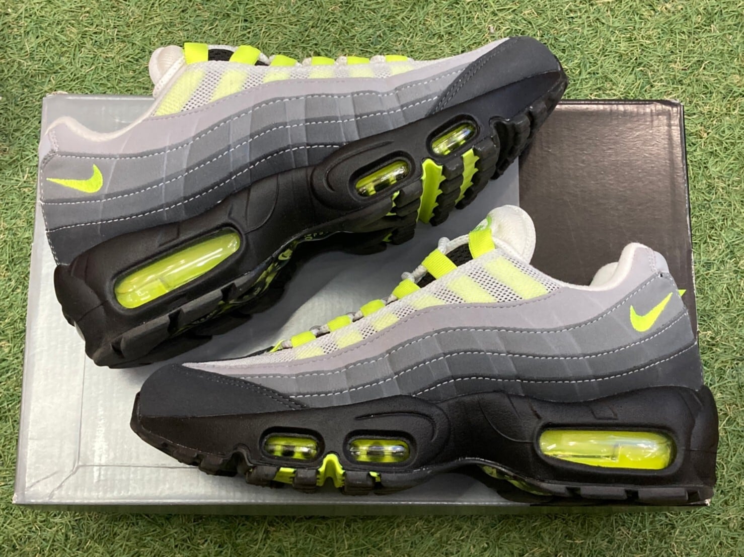 NIKE AIR MAX 95 OG NEON YELLOW CT1689-001 23.5cm 086053 | BRAND  