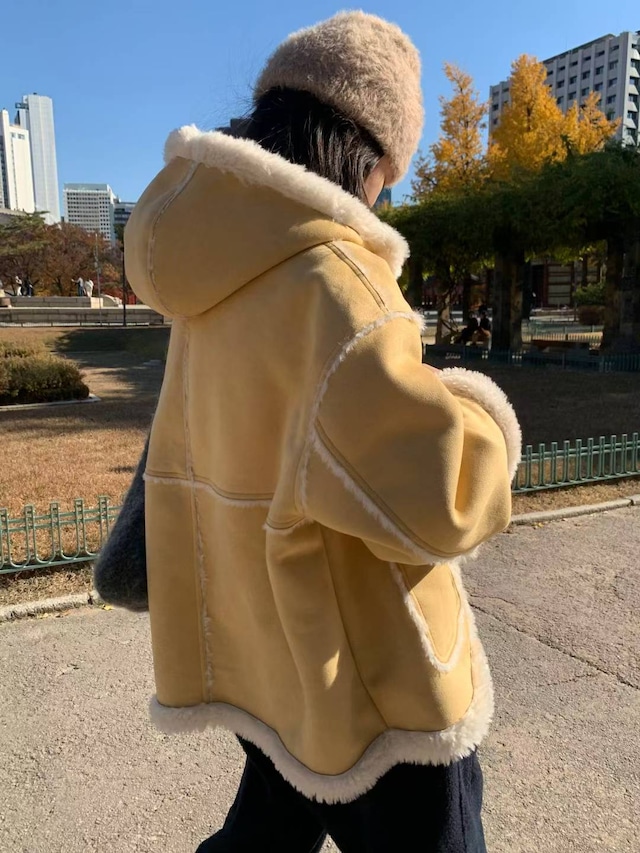 (予約) AREING / Chanel mouton coat 2color
