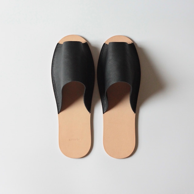 スリッパ　Slippers (W sole / black)
