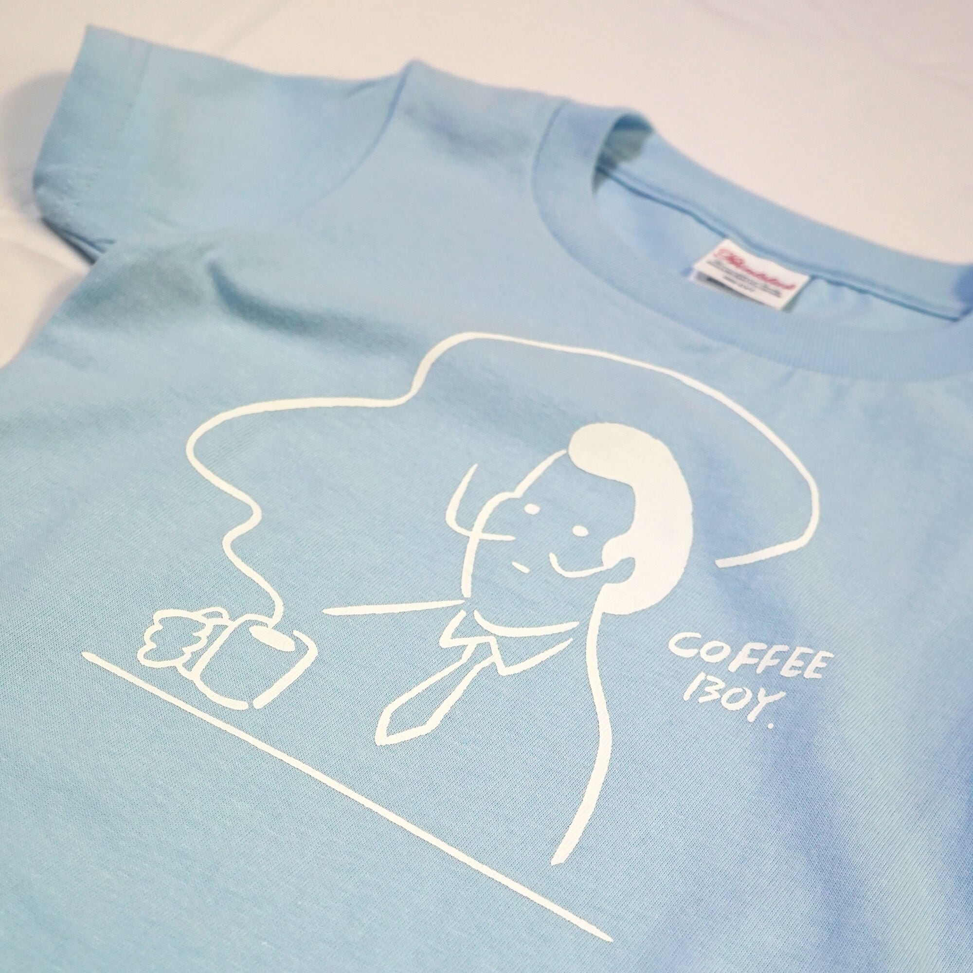 COFFEE BOYコラボ】Kids Tシャツ（ライトブルー） | 諸橋近代美術館