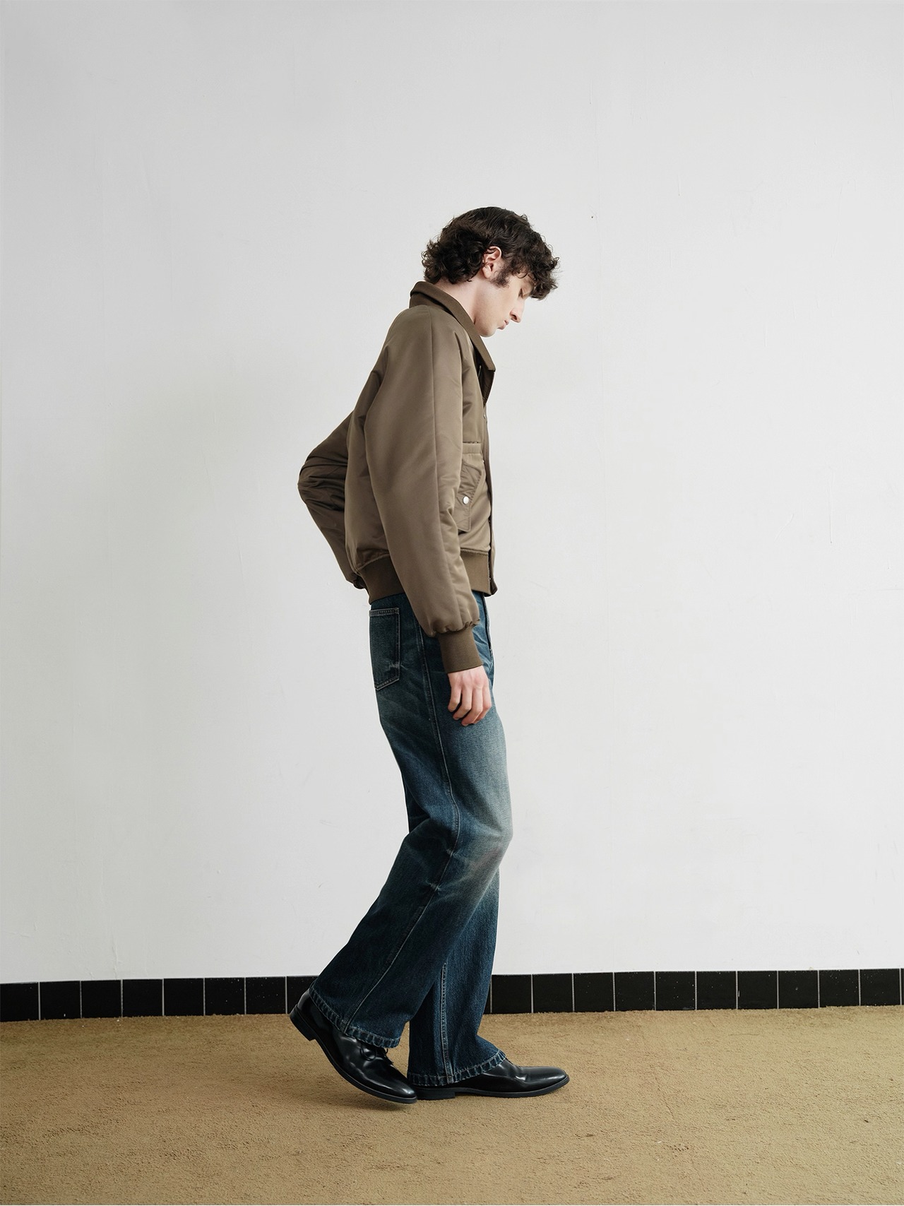 SLIGHT VOGUE Pilot Collar Bomber Jacket