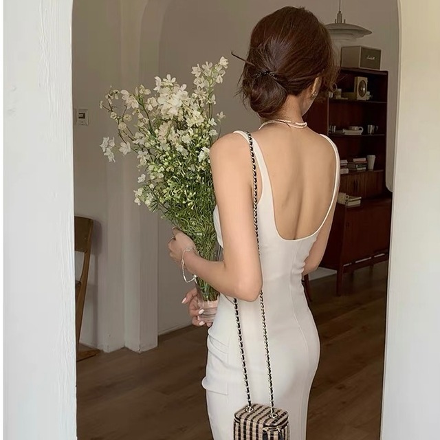 Sheer Textured Long one piece【S00276】