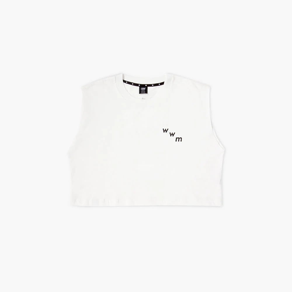 Ciele Athletics(シエル アスレチックス)W ORTank Cropped - WWM 026 - Trooper - WOMENS レディースランニングTシャツ