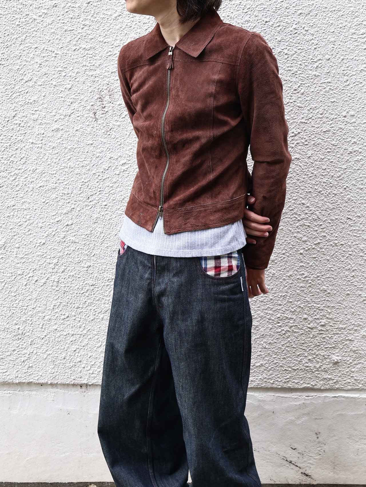 coloring suede leather jacket