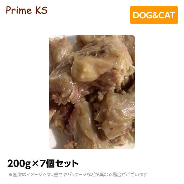 プライムケイズ 嵐山善兵衛 無薬飼育鶏 かぶりつき 200g×7個セット<br>手作り 国産 無添加 トッピング<br>(ペットフード 犬用品 猫用品)