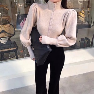 パワーショルダー　ハイネックニット AJ−111-C01