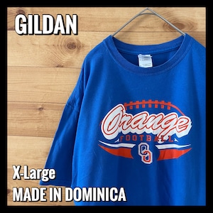 【GILDAN】フットボール football プリント Tシャツ X-Large オーバーサイズ US古着 アメリカ古着