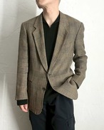 90s EMPORIO ARMANI Linen×Rayon 2B Tailored Jacket ITALY製
