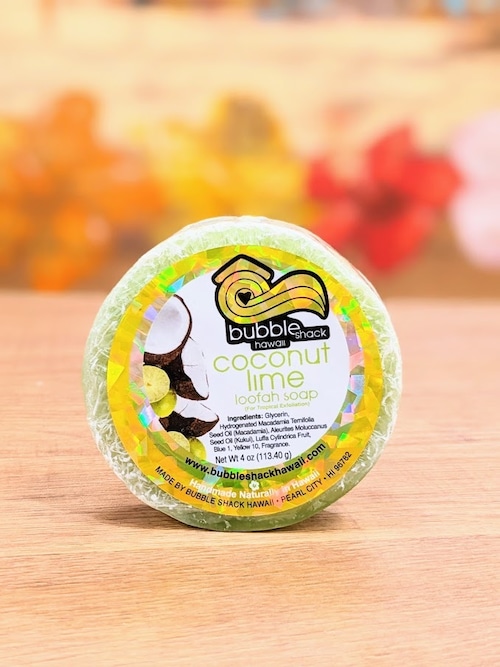 【bubble shack hawaii】ルーファソープ（coconut lime）