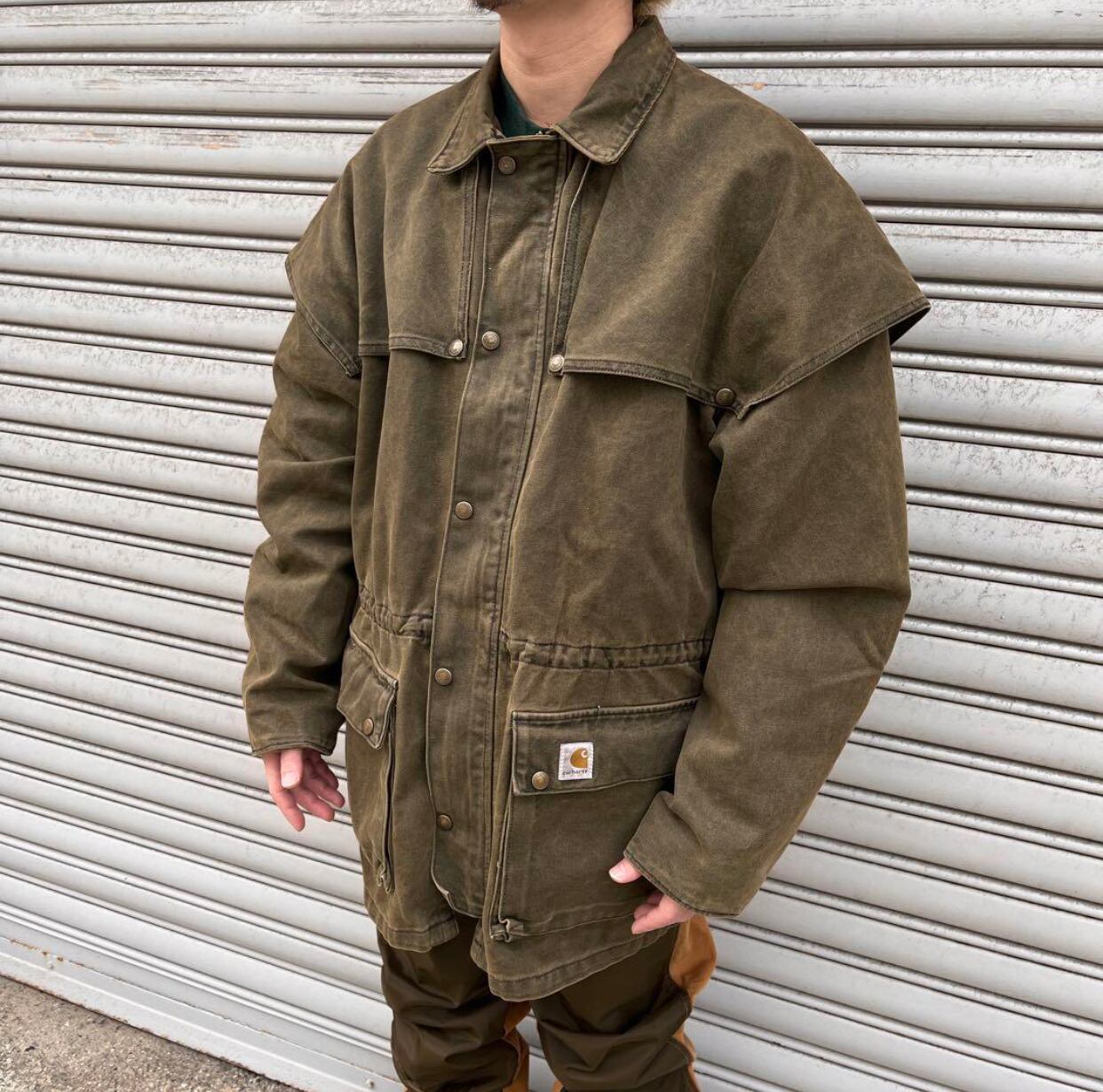 90s Carhartt ダックコットン ワークコート XL カーキ USA製 | 古着屋 Uan