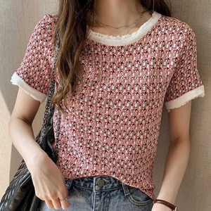 ジャガード風ニットトップス　　22179