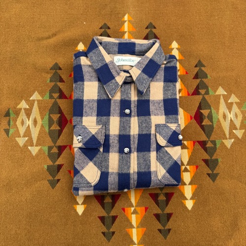 1980's Deadstock "St Jone's Bay" Big Mac Flannel Shirt/ Ladys L