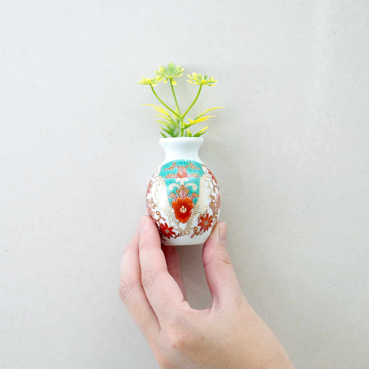 花瓶マグネット大 更紗紋様 | 文翔窯 bunsyohgama