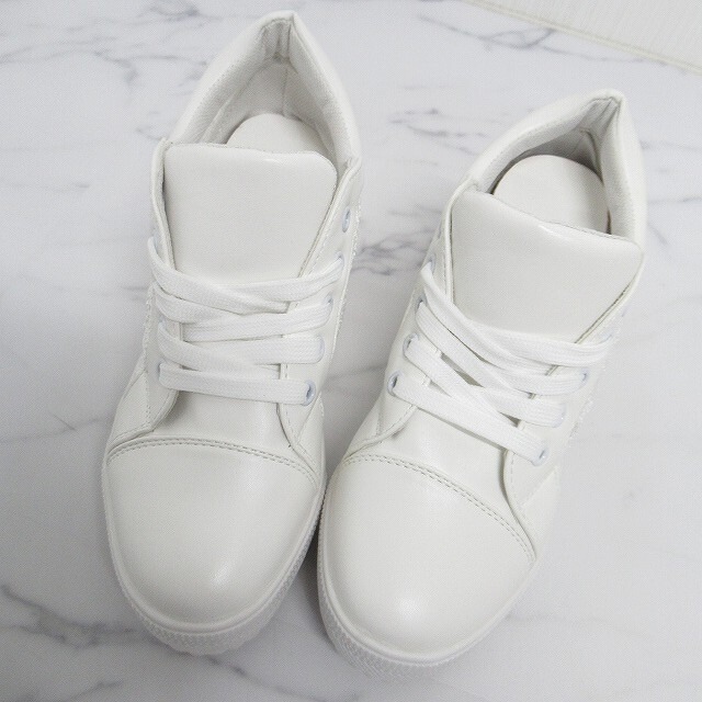 厚底スニーカー レース刺繍 インソール 上品 スニーカー Yug Project By Yugstyle 厚底スニーカー レース刺繍 インソール 上品 スニーカー Yug Project By Yugstyle
