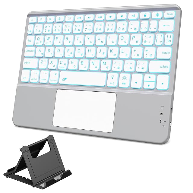 HETHOT ipad用 キーボード- 7色バックライト Bluetooth JIS日本語配列