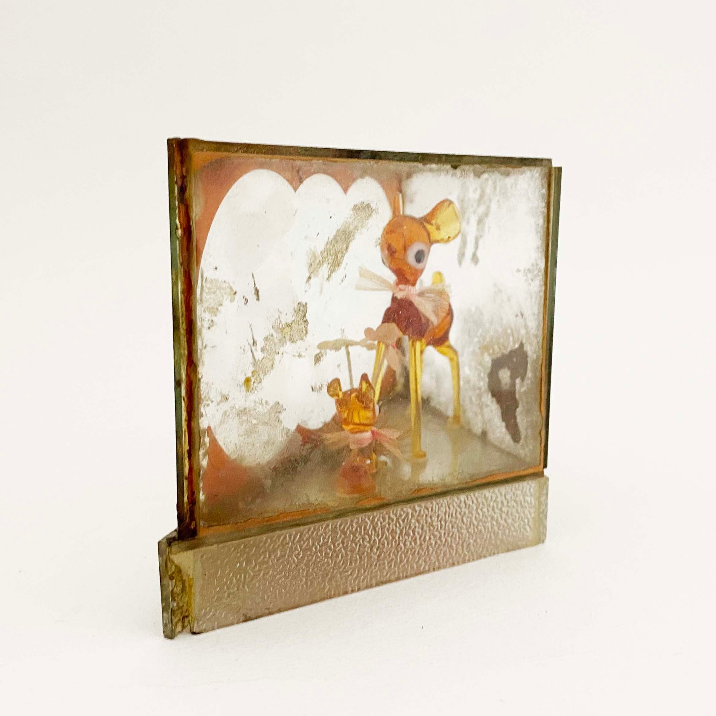 ヴィンテージ ガラス細工（バンビ）