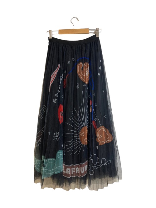 【solmu】pop tulle  skirt（black）