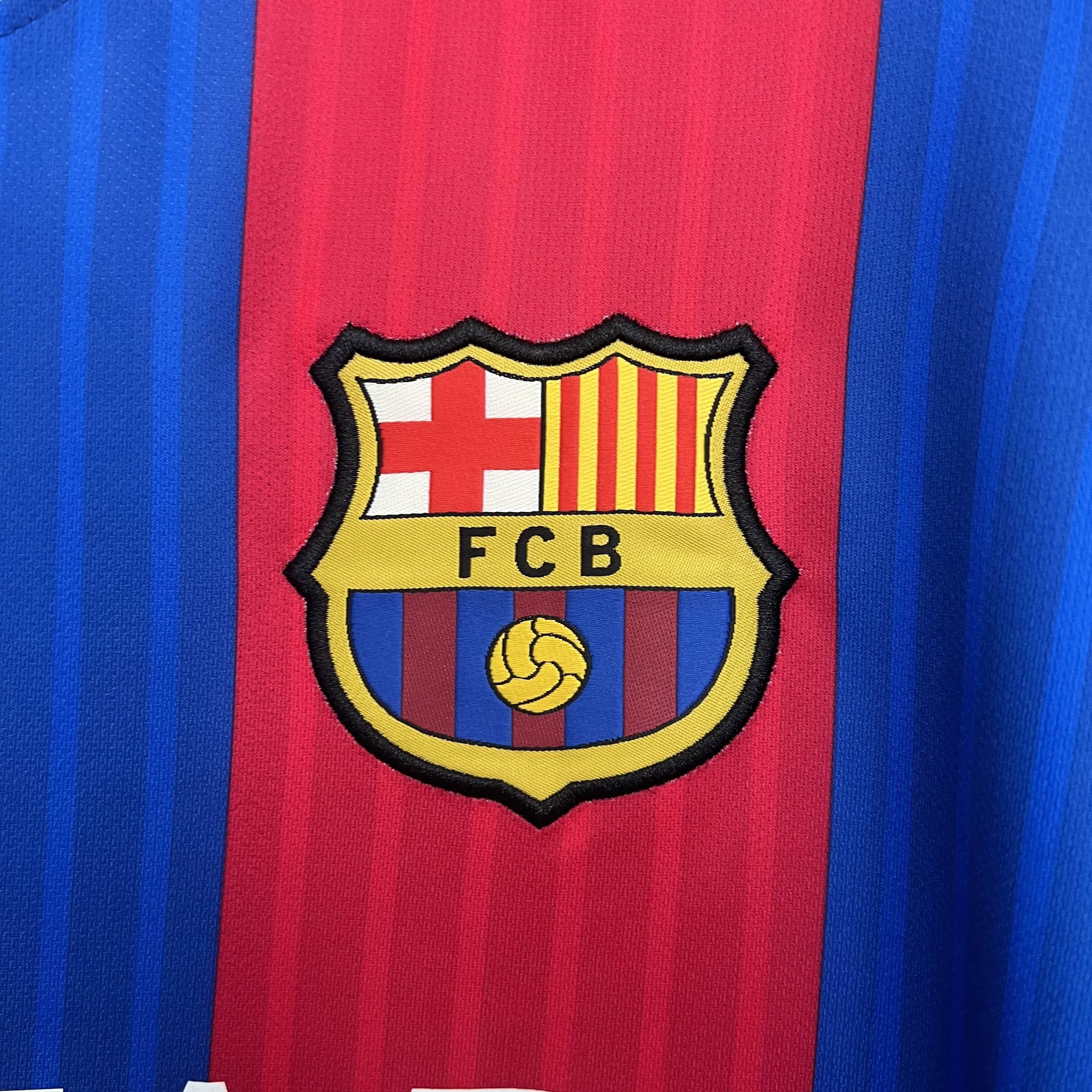 Retro long sleeve Barcelona 14/15 home Jersey レトロ バルセロナ 14