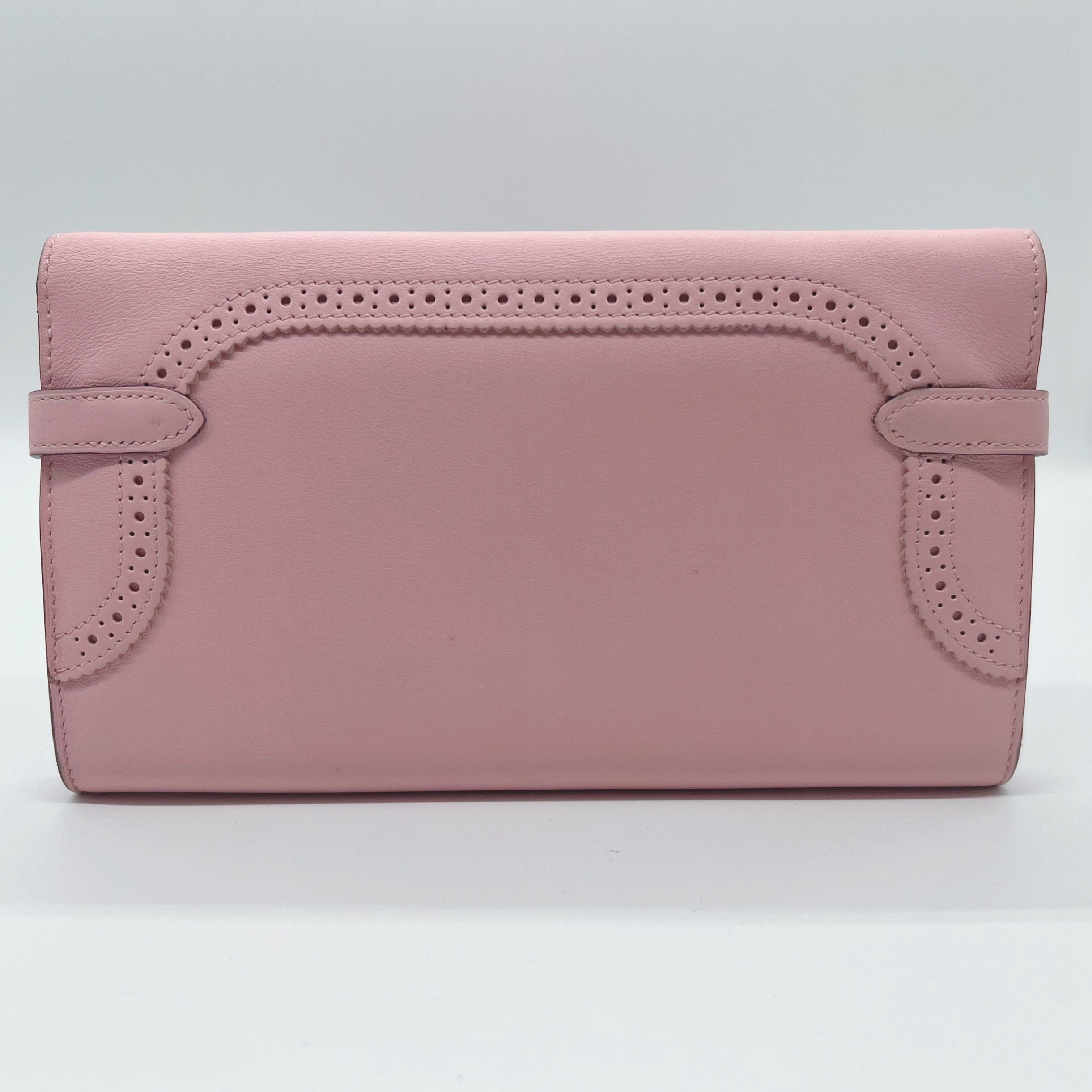 HERMES】エルメス ケリーウォレット ギリーズ ヴォースイフト ローズ