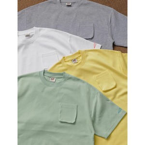 Back logo pocket tee 0933