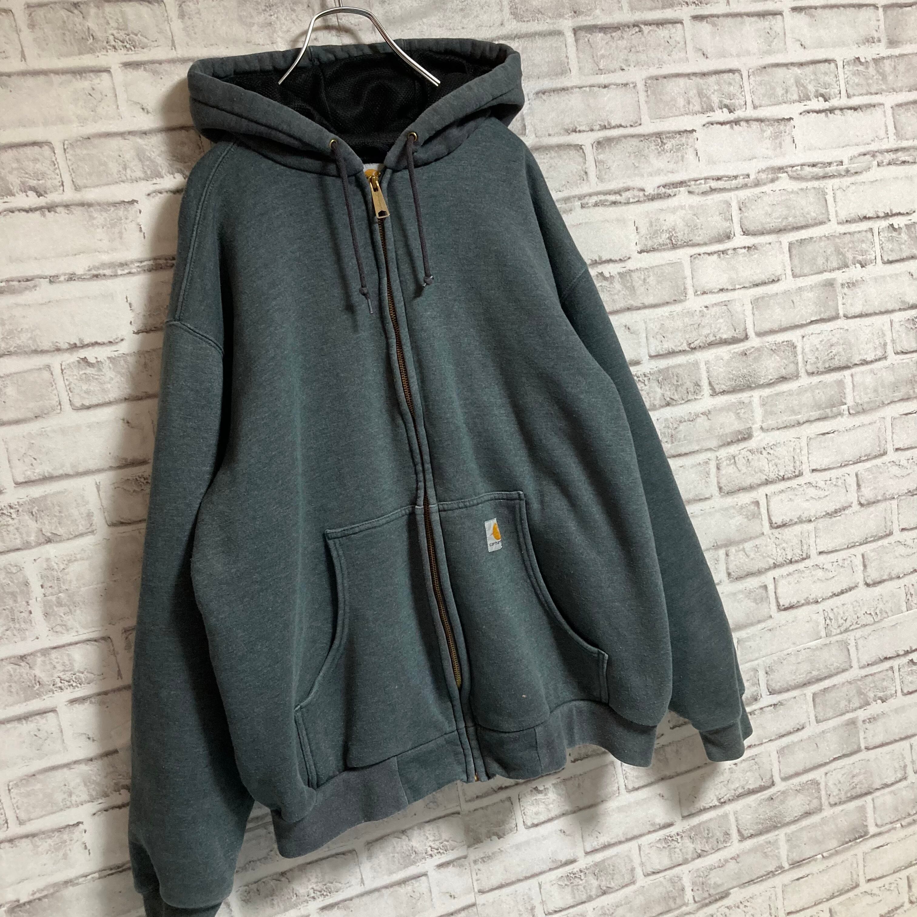 Carhartt】Zip Hoodie L相当 2000s Y2K フルジップパーカー 企業モノ