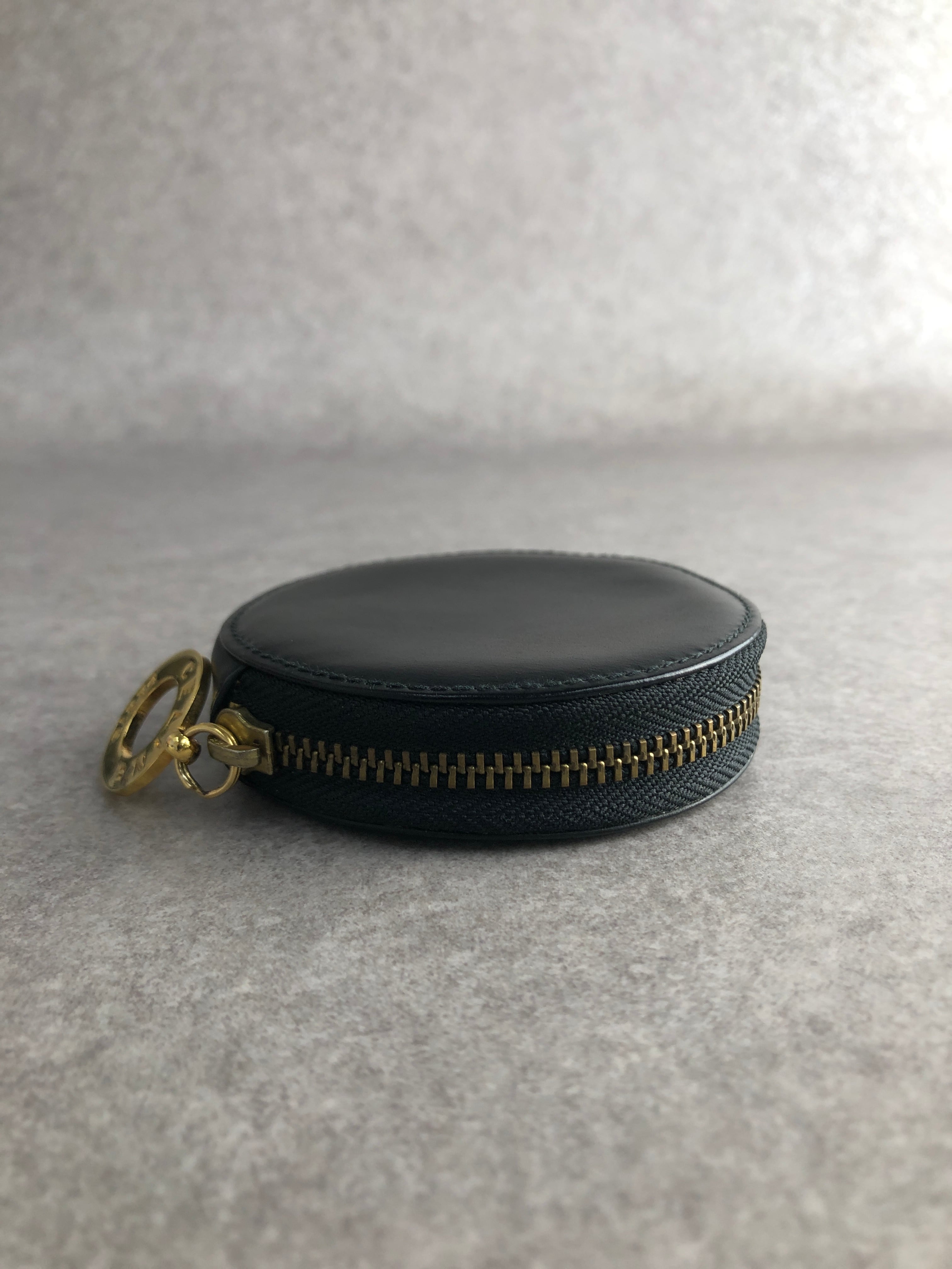 CELINE セリーヌ 財布 ブラック ロゴサークル レザー コインケース