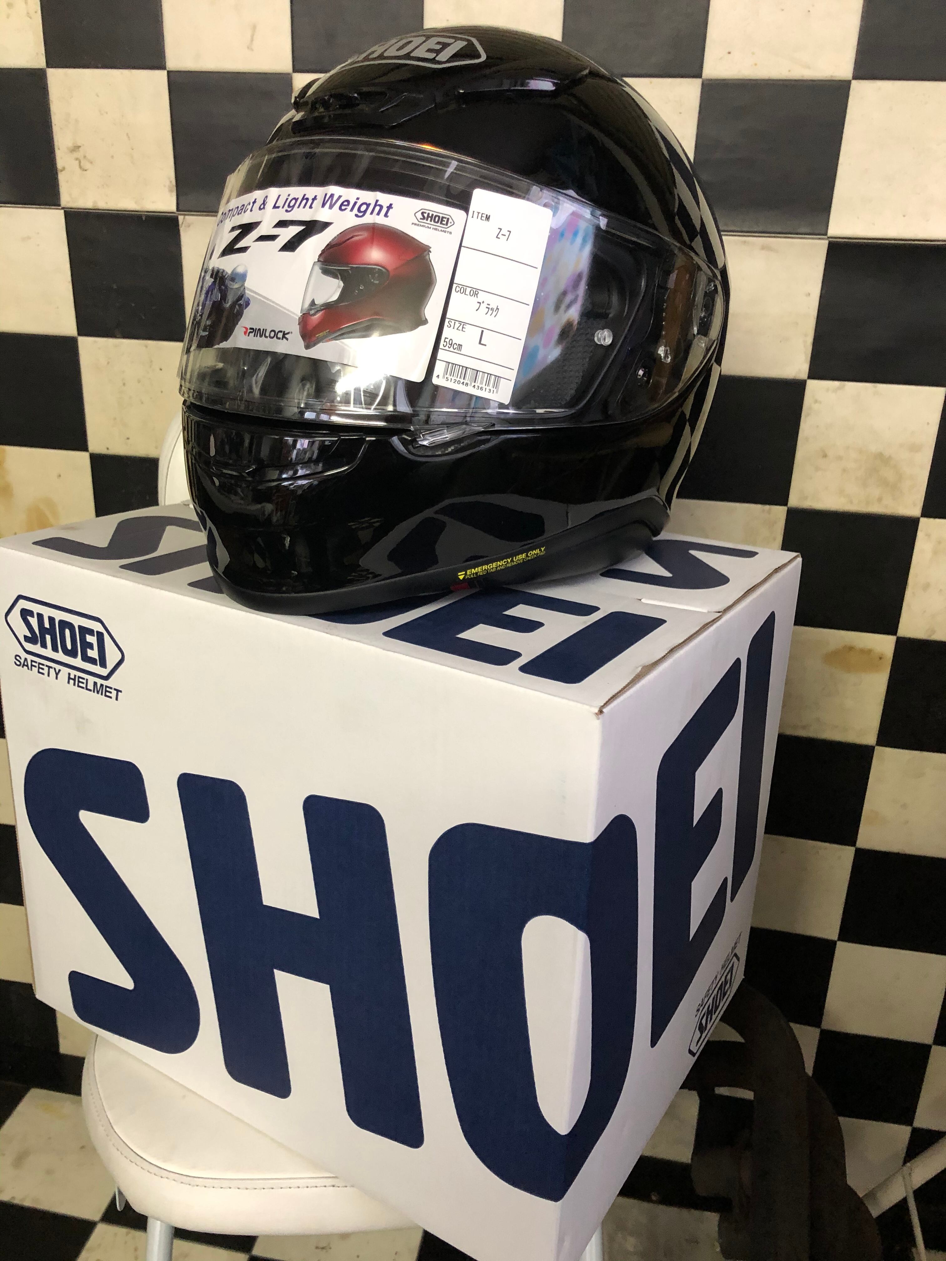 SHOEI Z7 ブラック Lサイズ 新品未使用 送料無料 | J in CHASE