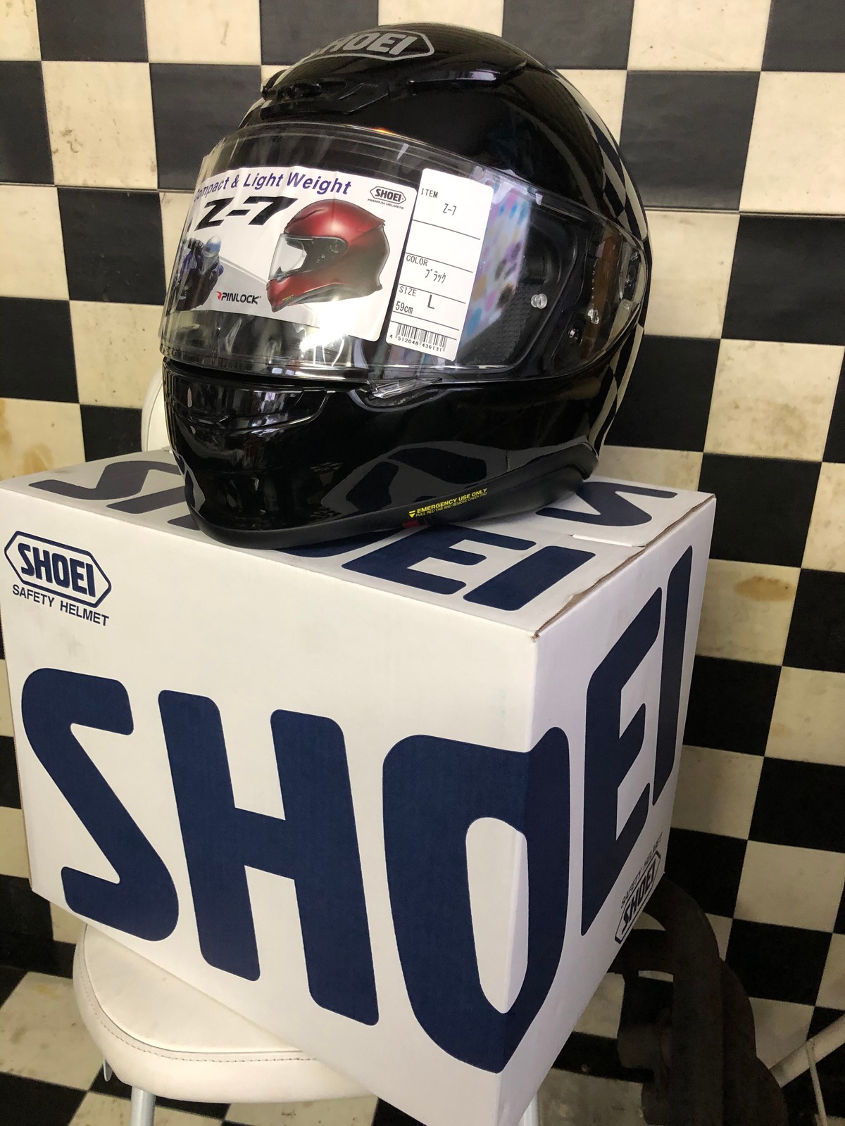 SHOEI Z7 ブラック Lサイズ 新品未使用 送料無料 | J in CHASE 