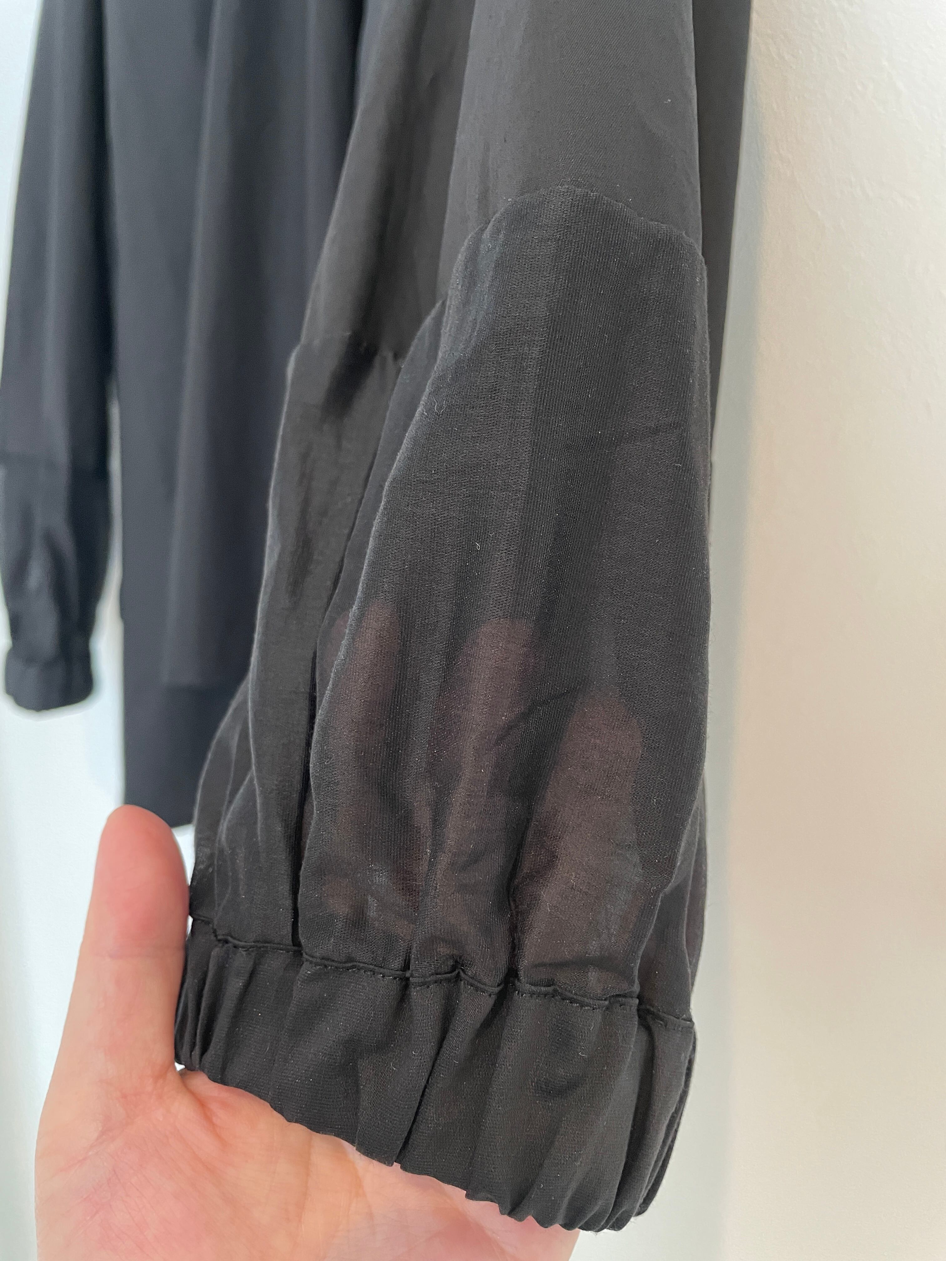 【SELECT】サテンシアーブロードパールモチーフHネックBL