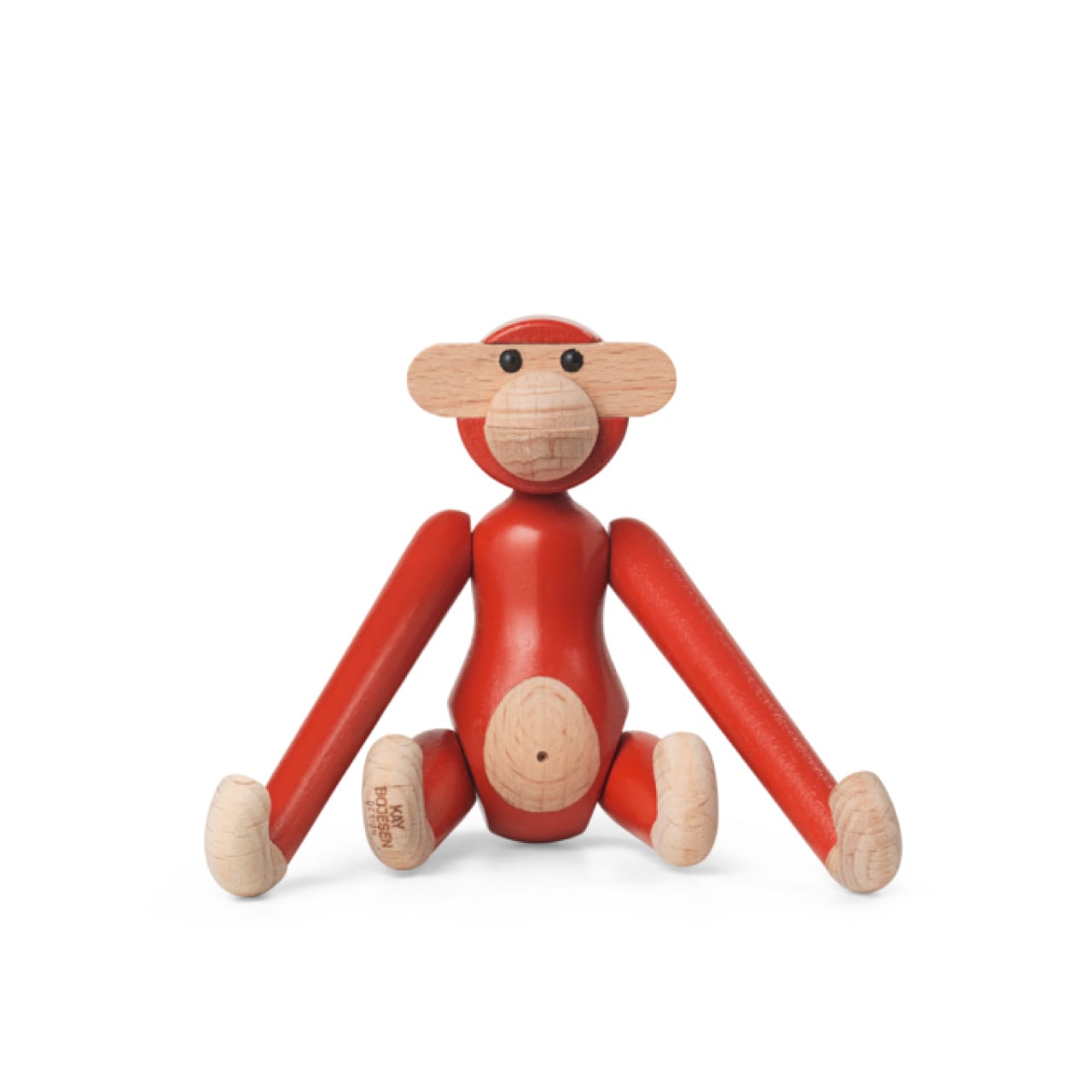 新品】Kay Bojesen カイボイスン モンキー ミニ 赤 red 新品】Kay Bojesen カイボイスン モンキー ミニ 赤 red