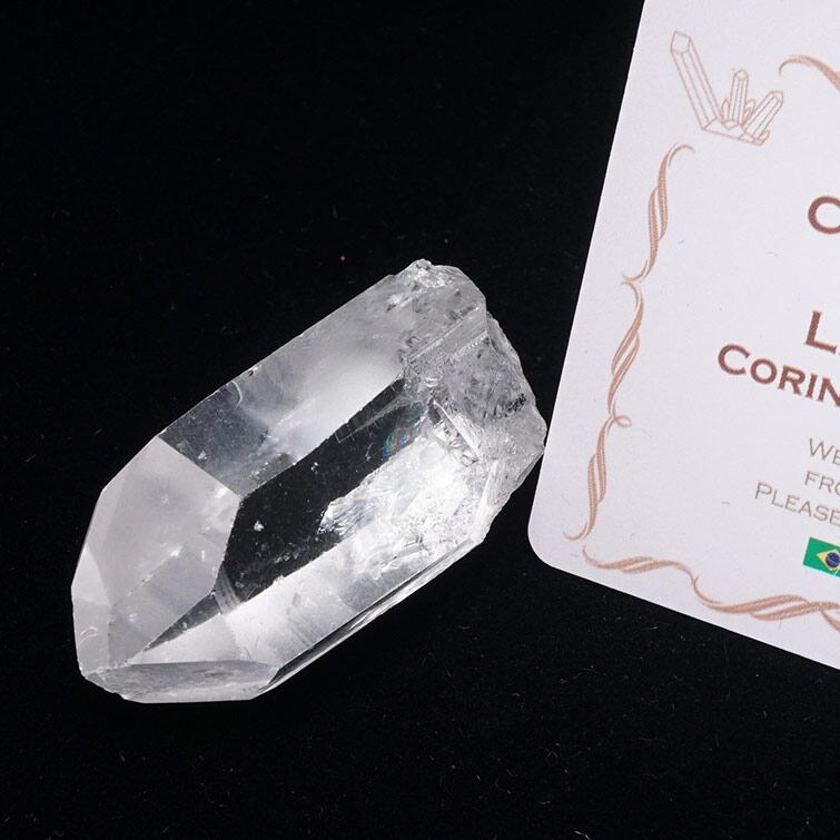 レムリアンシード 水晶 原石 ブラジル ミナスジェライス州 コリント産 証明書付属 一点物 271-678