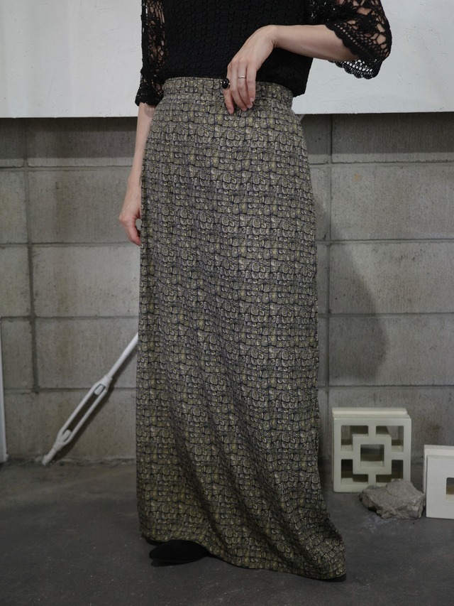 <vintage>90’s design long skirt