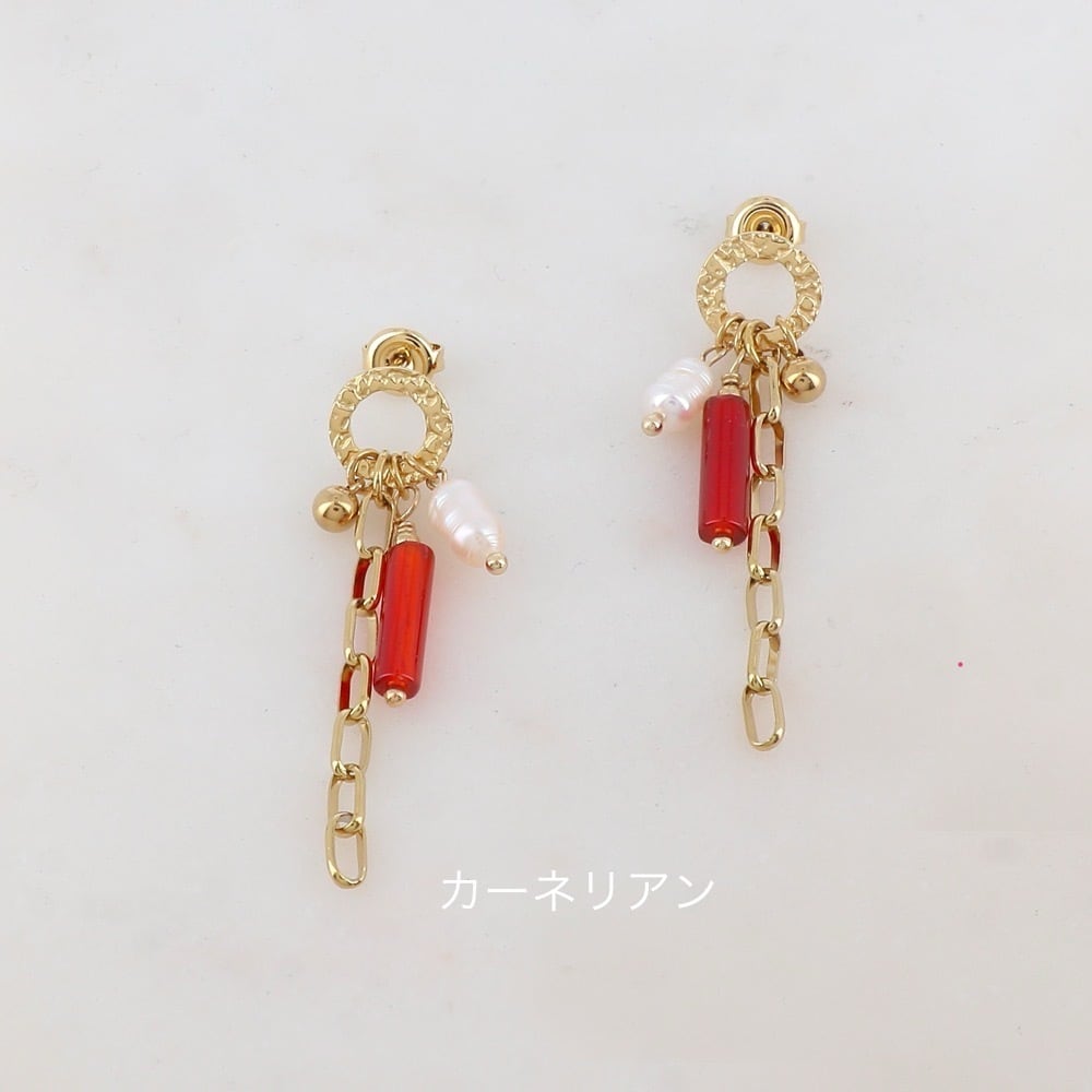 SALE〟【ikita paris】 天然石ピアス IKP155 | ikita paris / bohm