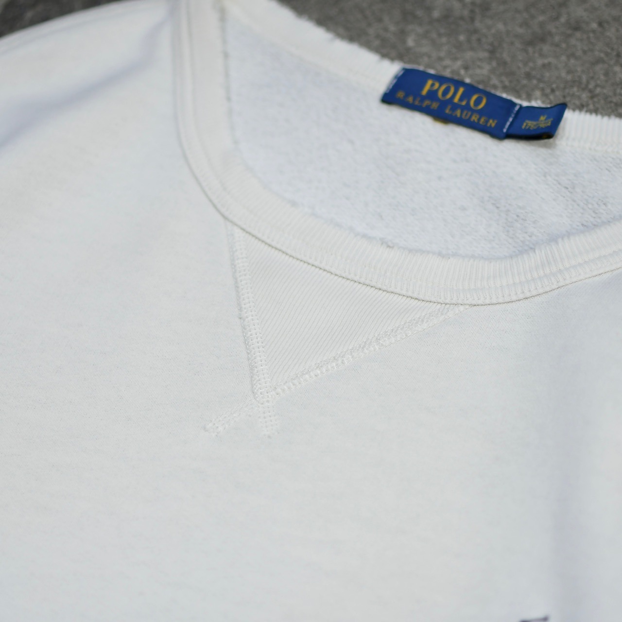 POLO RALPH LAUREN white sweat boro