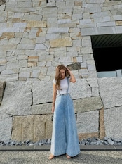 suspender elegant pants-deni ver.