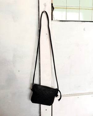 【maison de soil GOODS】MESH & PLAIN SHOULDER POUCH