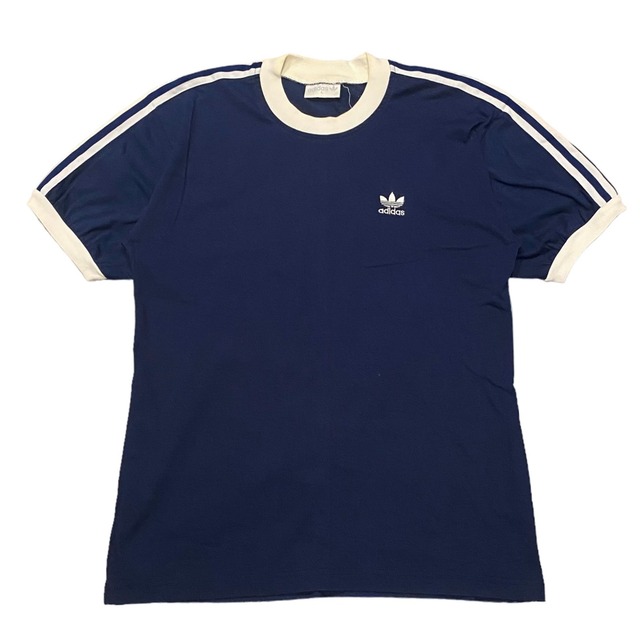80's adidas 3Line Ringer T-Shirt L / アディダス リンガーTシャツ 3ライン スポーツ 古着 ヴィンテージ |  WhiteHeadEagle