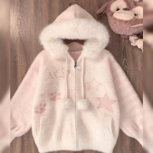 ゆめかわ♡全3カラー もこもこアウター jya35 ゆめかわ♡全3カラー もこもこアウター jya35