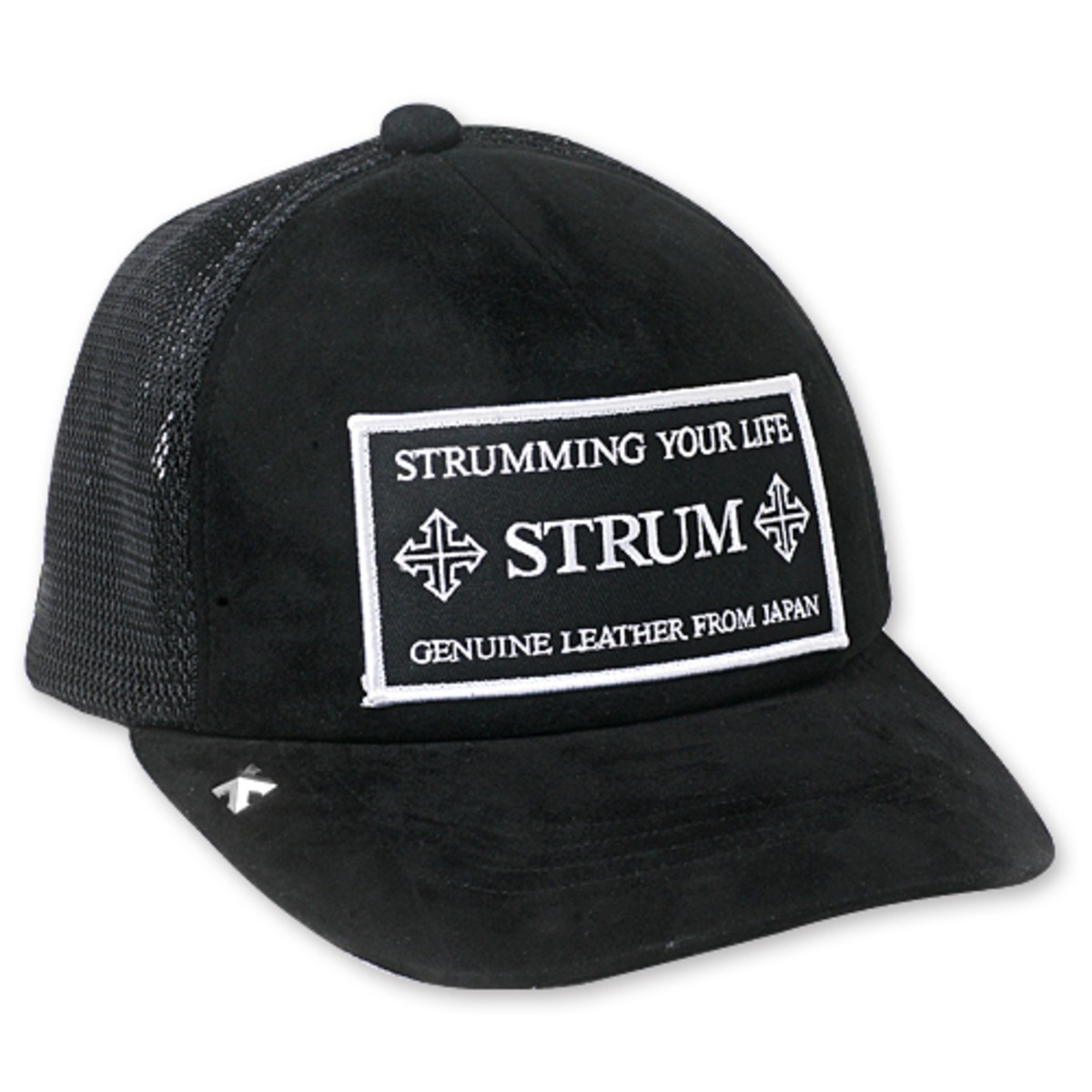 STRUM ストラム アパレル キャップ】レザーメッシュキャップ-STRUM 