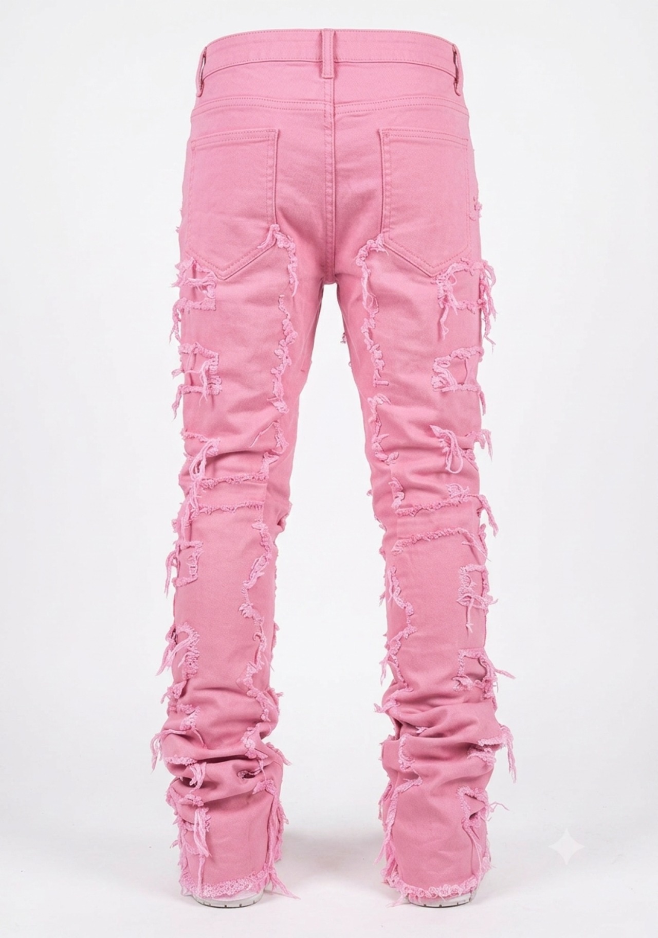 Stacked Flare Denim Pink | NEXSTARRIA